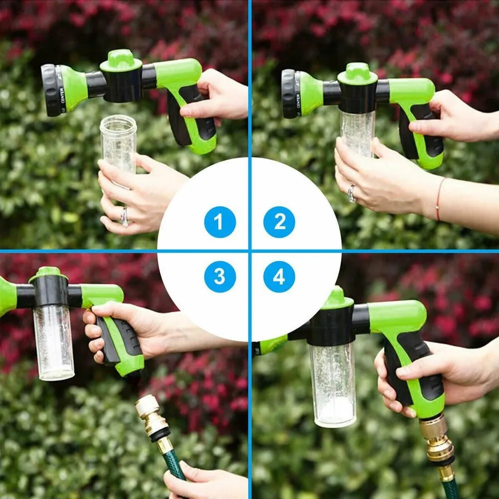 8-in-1 Foam Spray Gun for Pets