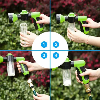 8-in-1 Foam Spray Gun for Pets