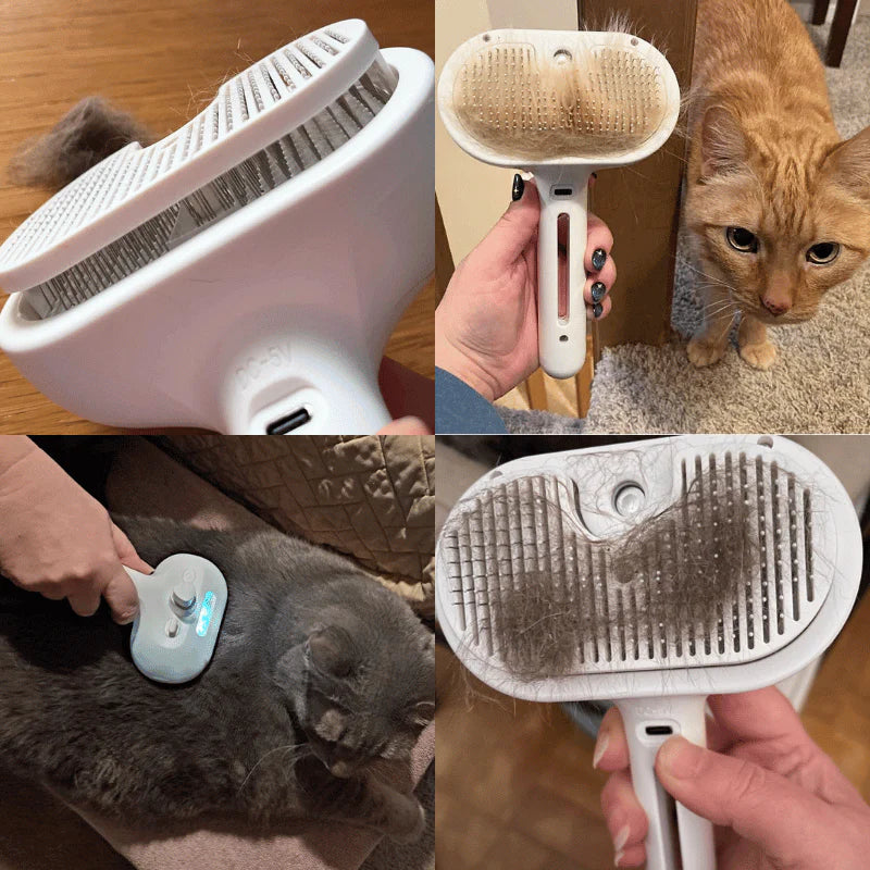 Spray Self Cleaning Comb